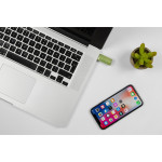 Verbatim USB flash disk, USB 2.0, 64GB, Store,N,Go PinStripe, zelený, 49964, pro archivaci dat