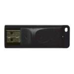 Verbatim USB flash disk, USB 2.0, 64GB, Slider, černý, 98698, USB A, s výsuvným konektorem