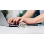 MyMedia MyDual USB 3.2 Gen 1, USB 3.2 Gen 1, 32GB, 69269, stříbrný, 69269, USB A / USB C, s otočnou krytkou