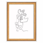 Rámeček "Silhouette", natural, 13 x 18 cm