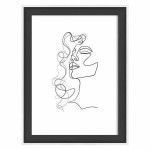 Rámeček "Silhouette", černá, 13 x 18 cm