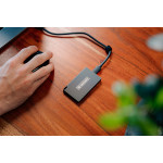 SSD Externí Verbatim Metal Mini SSD, 32031, 1000GB, černá, USB C
