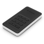 SSD Externí Verbatim Store N Go Secure, 53402, 256GB, černý, šifrovaný, s numerickou klávesnicí, konektor USB-C, 2.5", USB-C, GDPR