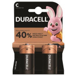 Baterie "Basic", C baby, 2 ks, DURACELL