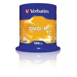 DVD-R 4,7GB, 16x, AZO, Verbatim, 100-cake
