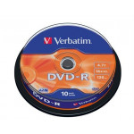 DVD-R 4,7GB, 16x, AZO, Verbatim, 10-cake