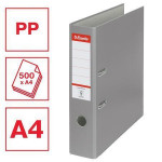 Pákový pořadač "Economy", ochranné spodní kování, šedá, 75 mm, A4, PP/karton, ESSELTE