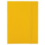 Desky s gumičkou "Economy", 15 mm, karton, A4, žlutá, ESSELTE