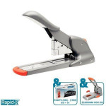 Velkokapacitní sešívačka "Fashion HD110", stříbrná/oranžová, RAPID