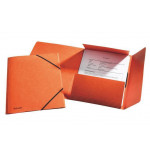 Prešpánové desky na spisy, "Rainbow", oranžová, A4, 15 mm, prešpánový karton, ESSELTE