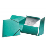 Prešpánové desky na spisy, "Rainbow", zelená, A4, 15 mm, prešpánový karton, ESSELTE