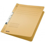 Desky s rychlo vazačem, žlutá, karton, A4, metalická struktura, LEITZ