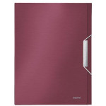 Box na spisy "Style", granátově červená, 30 mm, PP, A4, LEITZ