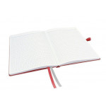 Zápisník "Complete", červená, čtverečkovaný, A5, 80 listů, LEITZ
