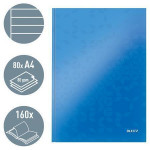 Zápisník "Wow", modrá, linkovaný, A4, 80 listů, lesklá, LEITZ