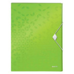 Desky s gumičkou "Wow Jumbo", zelená, 30 mm, PP, A4, LEITZ