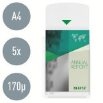 Kapsy s rozšiřitelnou kapacitou "Jumbo", čirá, A4, 170 mikron, 20 mm, LEITZ