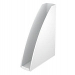 Odkladač "Wow", metalická bílá, plastový, 60 mm, LEITZ