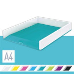 Odkladač "Wow", modrá, dvoubarevný, plastový, LEITZ