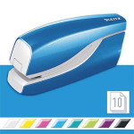 Sešívačka "Nexxt Wow", modrá, elektrická, No.10, 10 listů, LEITZ