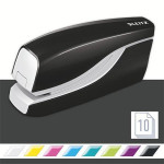 Sešívačka "Nexxt Wow", černá, elektrická, No.10, 10 listů, LEITZ