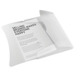 Desky na spisy "Vivida", s gumičkou, bílá, 15 mm, A4, PP, ESSELTE