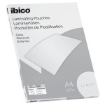Laminovací fólie "Light", 80 mikronů, A4, lesklá, 100 ks, IBICO 627308