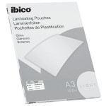 Laminovací fólie "Light", 80 mikronů, A3, lesklá, 100 ks, IBICO 627311