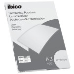 Laminovací fólie "Medium", 100 mikronů, A3, lesklá, 100 ks, IBICO 627312