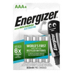 Nabíjecí baterie, AAA (mikrotužková), 4x800 mAh, přednabité, ENERGIZER