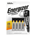 Baterie "Alkaline Power", AAA (mikrotužková), 4 ks, ENERGIZER E300132607/E300132603