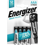 Baterie "Max Plus", AAA, 4 ks, ENERGIZER