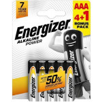 Baterie "Alkaline Power", AAA, 4+1 ks, ENERGIZER EPAAAB4+1