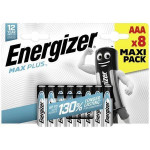 Baterie "Max Plus", AAA, 8 ks, ENERGIZER 7638900437522