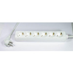 Prodlužovací kabel, 6 zásuvek, 1,5 m