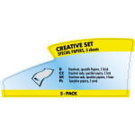 Logo papíry a fólie, kreativní sada, A4 + 10x15cm, 5 listů, pro inkoustové tiskárny, L