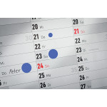 Avery Zweckform etikety 19mm, tmavě modré, 250 etiket, značkovací, 3857, pro ruční popis