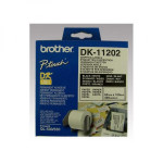 Brother papírové štítky 62mm x 100mm, bílá, 300 ks, DK11202, pro tiskárny řady QL