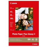 Canon Photo Paper Plus Glossy, PP-201 A3, foto papír, lesklý, 2311B020, bílý, A3, 275 g/m2, 20 ks, inkoustový