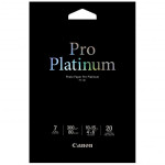Canon Photo Paper Pro Platinum, PT-101, foto papír, lesklý, 2768B013, bílý, 10x15cm, 4x6", 300 g/m2, 20 ks, inkoustový
