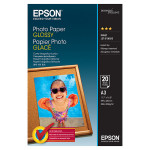 Epson Glossy Photo Paper, C13S042536, foto papír, lesklý, bílý, Stylus Color, Photo, Pro, A3, 200 g/m2, 20 ks, inkoustový