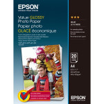 Epson Value Glossy Photo Paper, C13S400035, foto papír, lesklý, bílý, A4, 183 g/m2, 20 ks, inkoustový