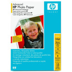 HP Advanced Glossy Photo Paper, Q5456A, foto papír, lesklý, zdokonalený typ bílý, A4, 250 g/m2, 25 ks, inkoustový