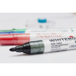 Popisovač na bílou tabuli "WB02", modrá, 2,5mm, kuželový hrot, FLEXOFFICE