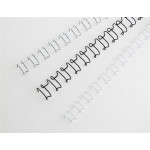 Hřbet "MultiBind 21", stříbrná, kovový, 6 mm, 55 listů, GBC