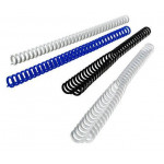 Hřbet "ClickBind", bílá, plast, 12 mm, 95 listů, GBC