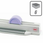 Vazač "Clickman", vazba plastovým hřbetem, ruční, 145 listů, GBC