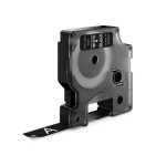 Páska, 12 mm x 7 m, DYMO "D1", černá-bílá