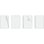 Euroobal U, A4, 105mic, transparentní, Esselte, 100ks