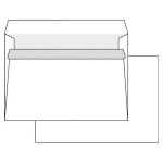 Obálka samolepicí, C5, 162 x 229mm, bílá, Krpa, poštovní, 50ks